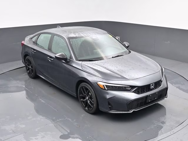 2025 Gray Honda Civic Hybrid Sport FWD Sedan