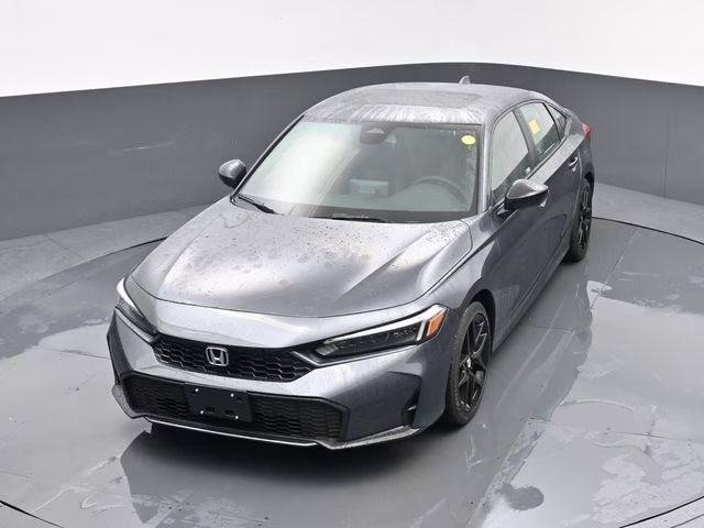 2025 Gray Honda Civic Hybrid Sport FWD Sedan