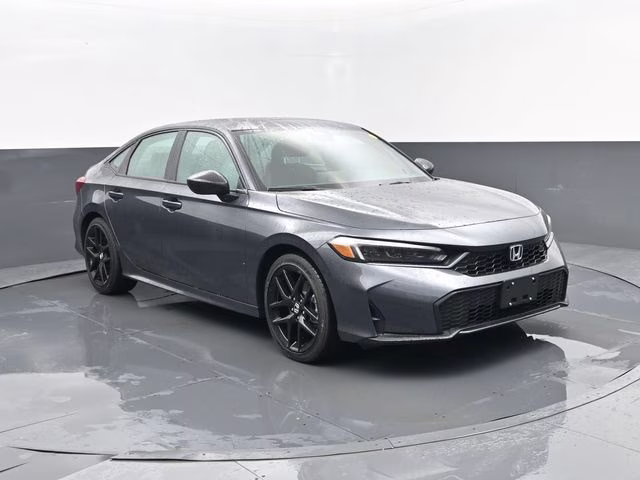 2025 Gray Honda Civic Hybrid Sport FWD Sedan