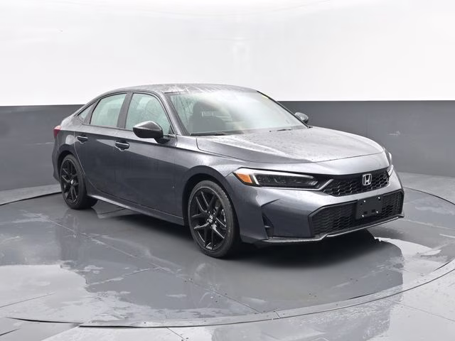 2025 Gray Honda Civic Hybrid Sport FWD Sedan