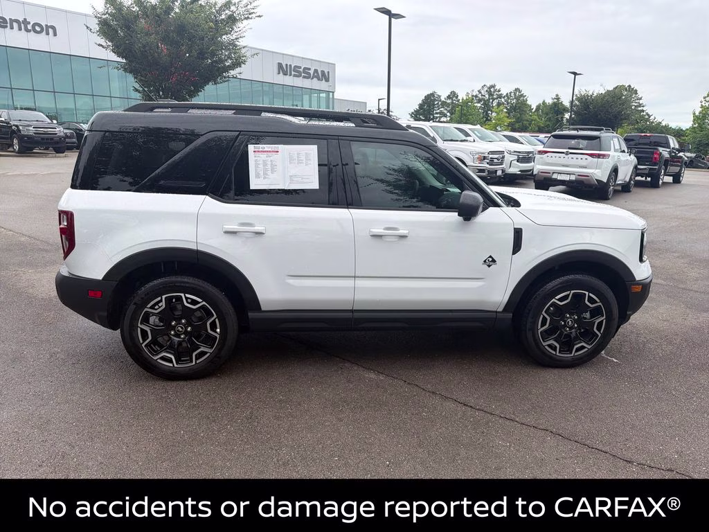 2025 Oxford White Ford Bronco Sport Outer Banks 4X4 SUV