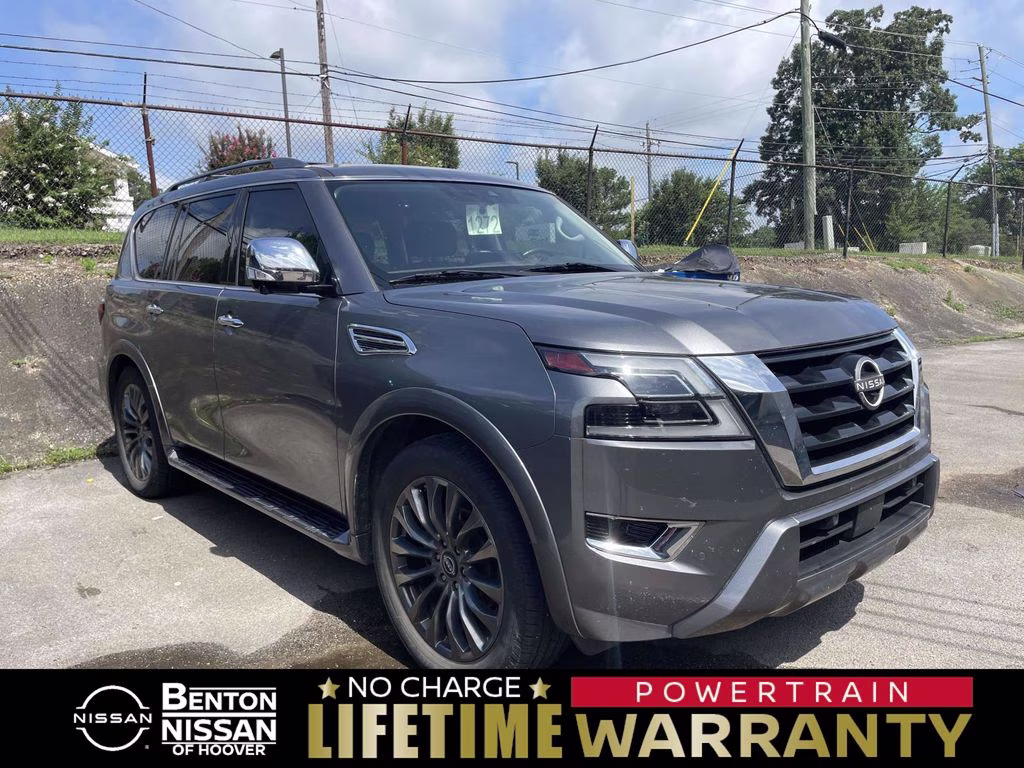 2023 Gun Metallic Nissan Armada Platinum 4X4 SUV