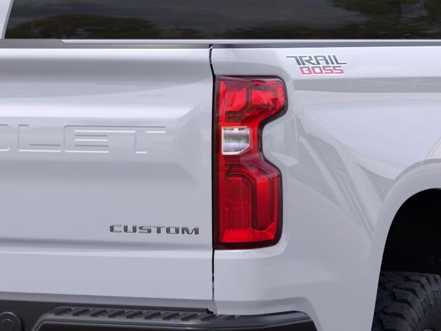 2026 Summit White Chevrolet Silverado 1500 Custom Trail Boss 4X4 Truck