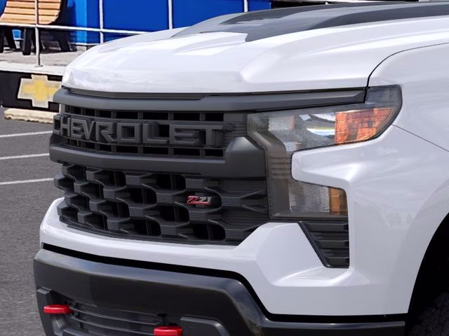 2026 Summit White Chevrolet Silverado 1500 Custom Trail Boss 4X4 Truck