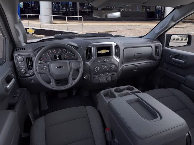 2026 Summit White Chevrolet Silverado 1500 Custom Trail Boss 4X4 Truck