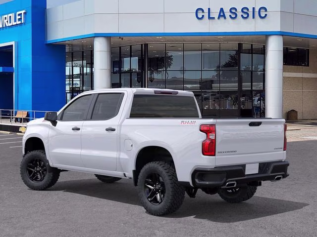 2026 Summit White Chevrolet Silverado 1500 Custom Trail Boss 4X4 Truck