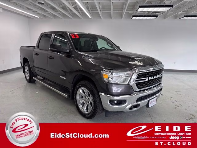 2023 Granite Crystal Metallic Clearcoat Ram 1500 Big Horn 4X4 Truck