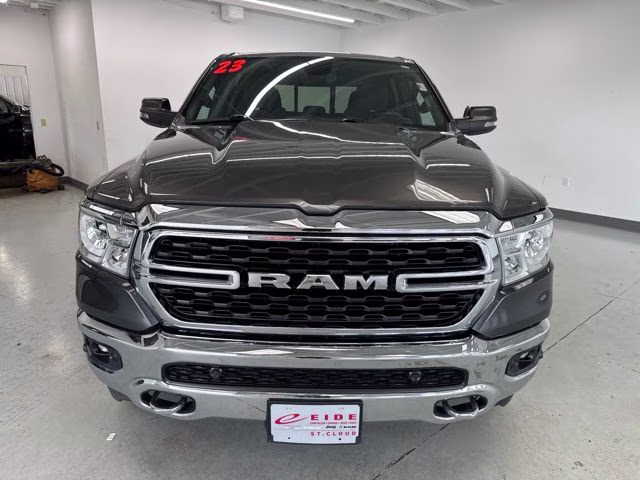 2023 Granite Crystal Metallic Clearcoat Ram 1500 Big Horn 4X4 Truck