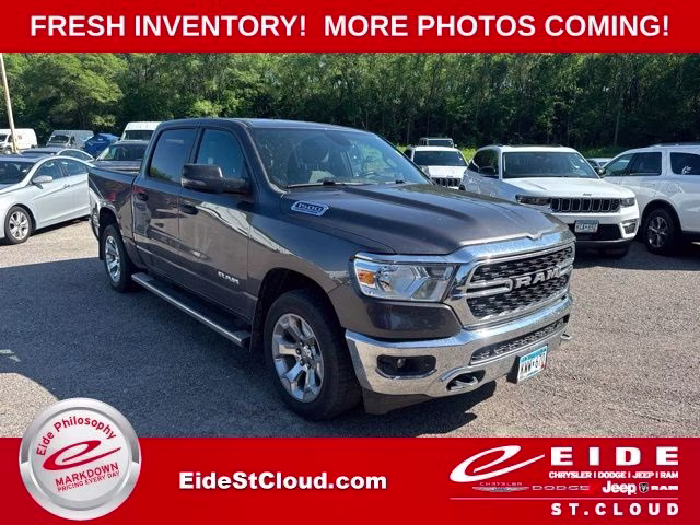2023 Granite Crystal Metallic Clearcoat Ram 1500 Big Horn 4X4 Truck