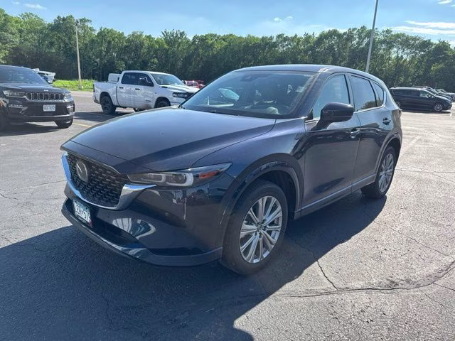 2023 Deep Crystal Blue Mica Mazda CX-5 2.5 Turbo Signature AWD SUV