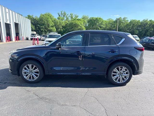 2023 Deep Crystal Blue Mica Mazda CX-5 2.5 Turbo Signature AWD SUV