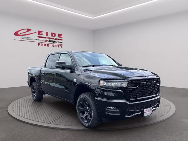 2026 Diamond Black Crystal Pearlcoat Ram 1500 Big Horn Night Edition 4X4 Truck