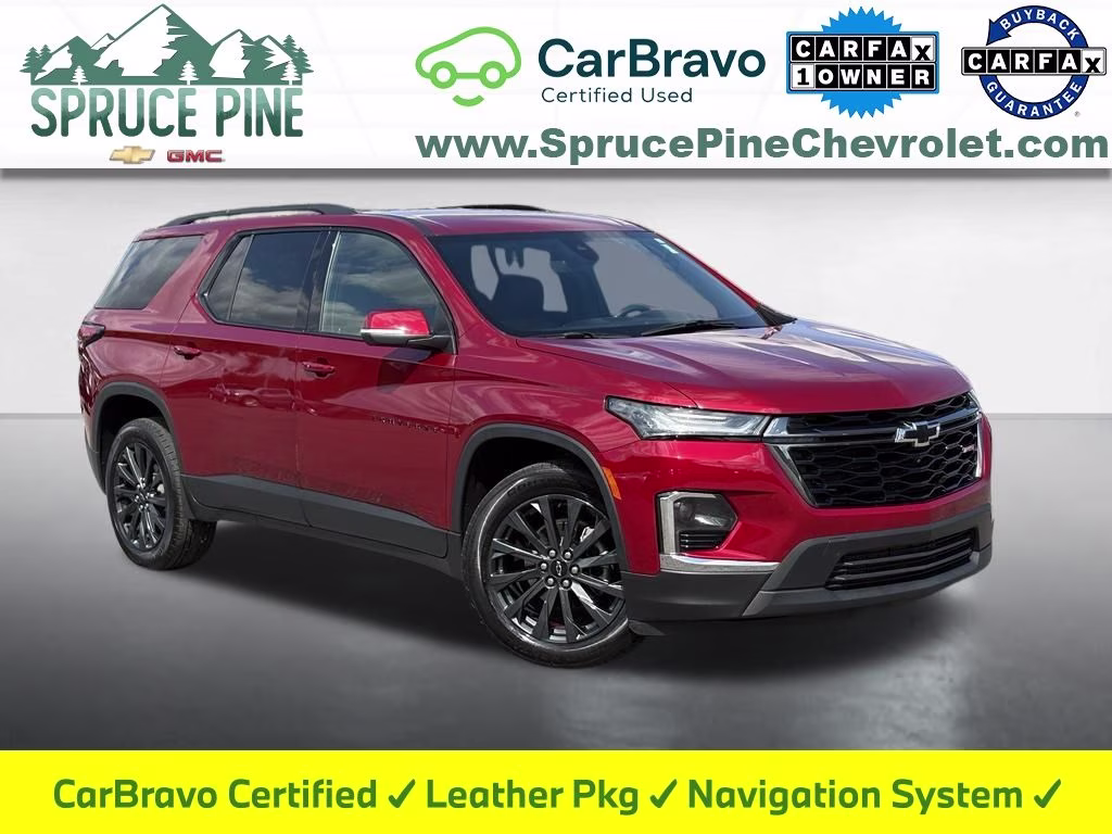 2023 Radiant Red Tintcoat Chevrolet Traverse RS FWD SUV