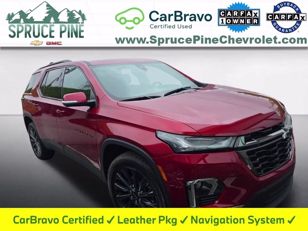 2023 Radiant Red Tintcoat Chevrolet Traverse RS FWD SUV