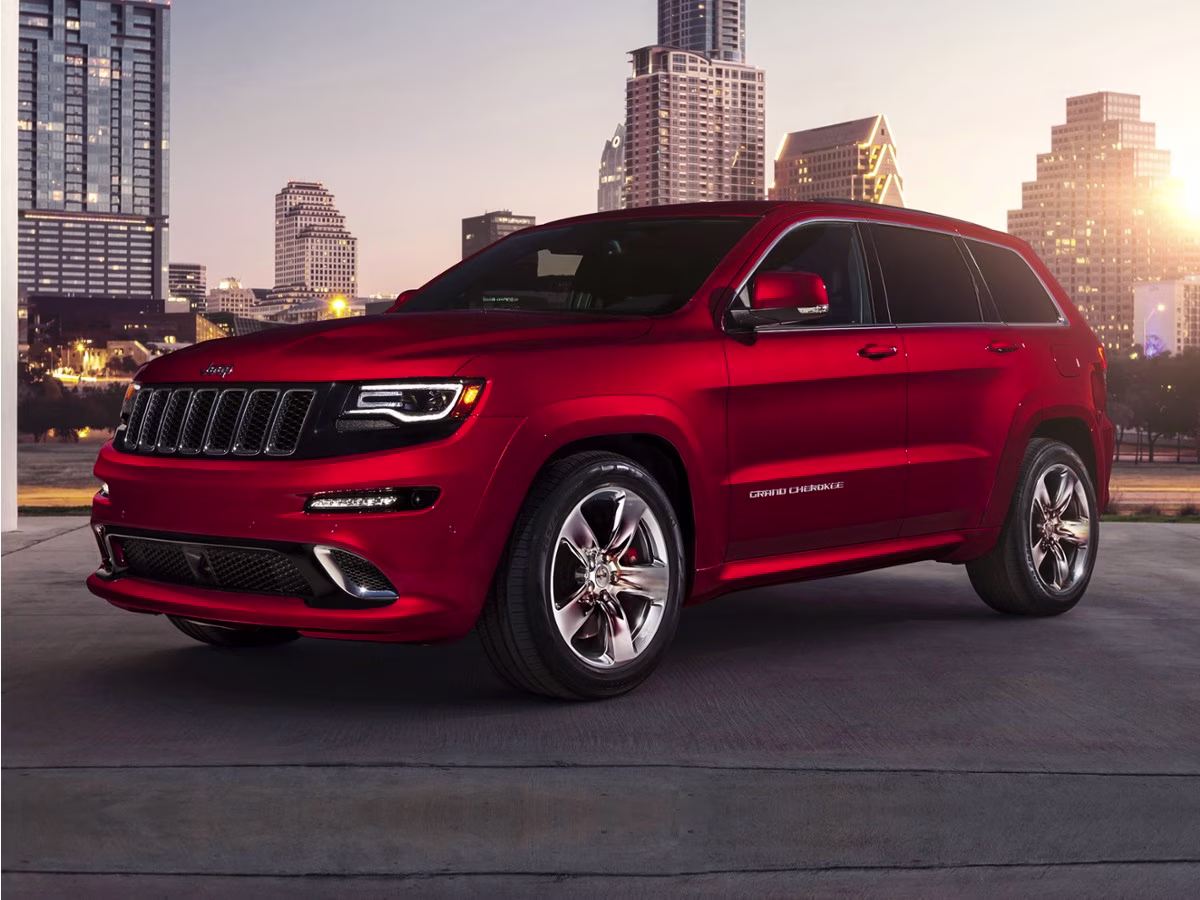 2015 Brilliant Black Crystal Pearlcoat Jeep Grand Cherokee SRT 4X4 SUV