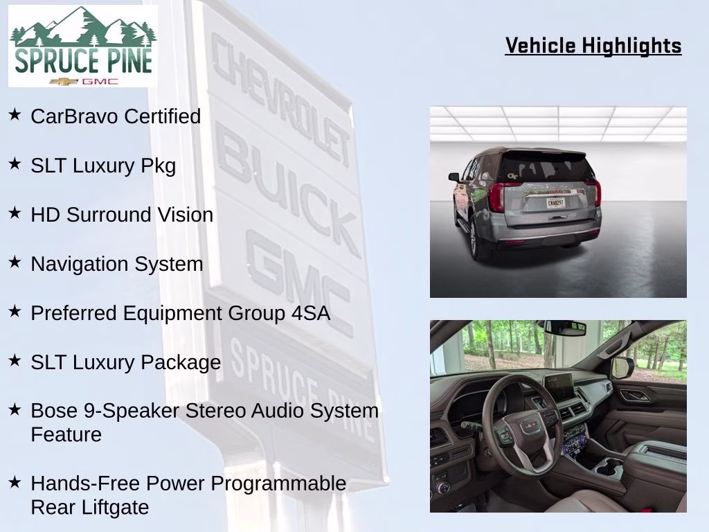 2023 Sterling Metallic GMC Yukon SLT RWD SUV
