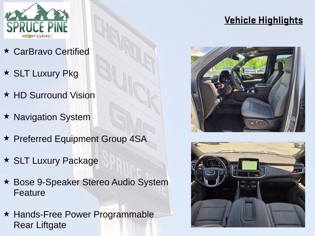 2023 Sterling Metallic GMC Yukon SLT RWD SUV