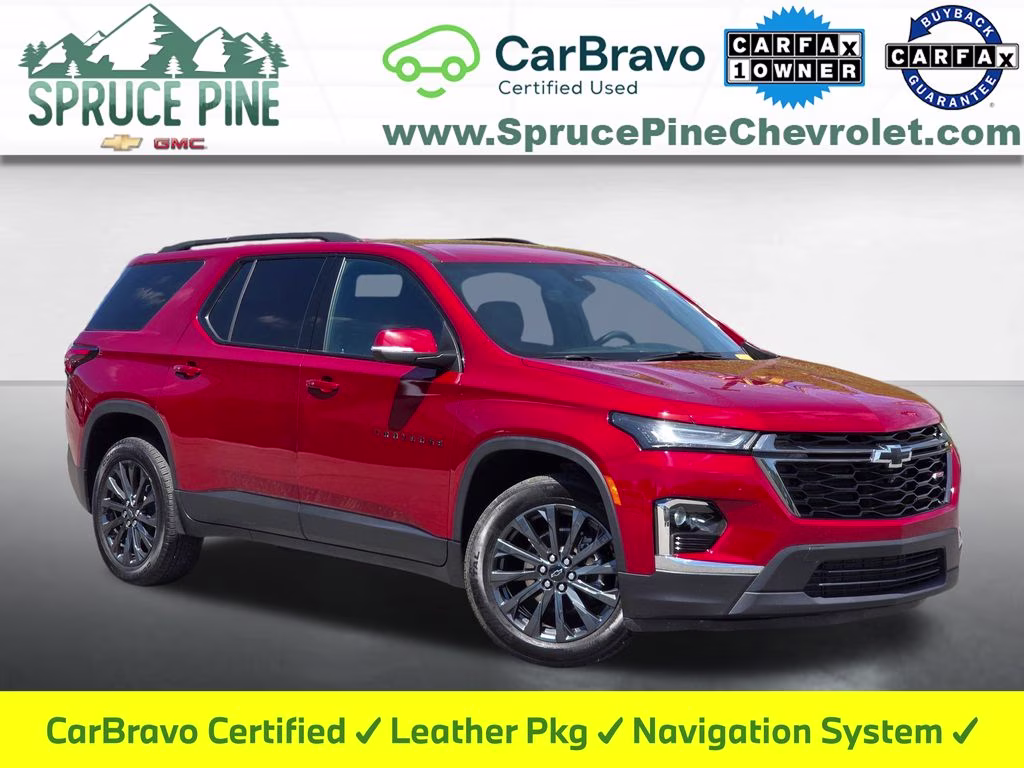 2023 Radiant Red Tintcoat Chevrolet Traverse RS FWD SUV