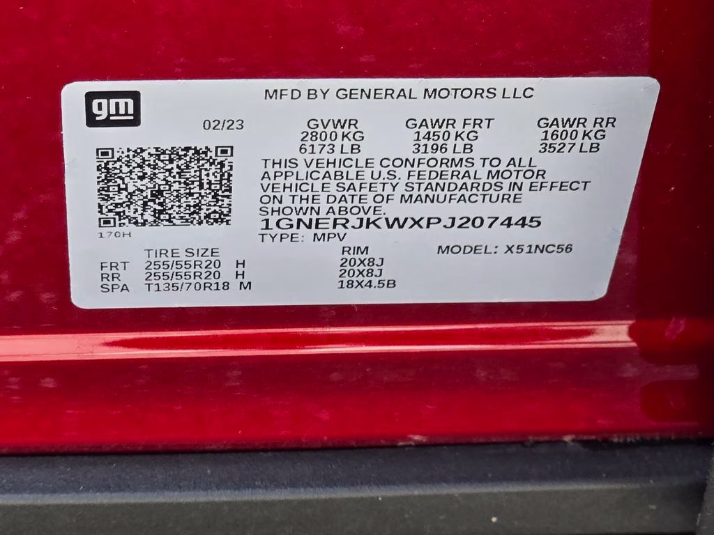 2023 Radiant Red Tintcoat Chevrolet Traverse RS FWD SUV
