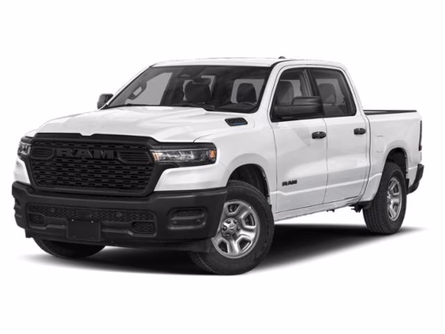 2025 Bright White Clearcoat Ram 1500 Tradesman 4X4 Truck