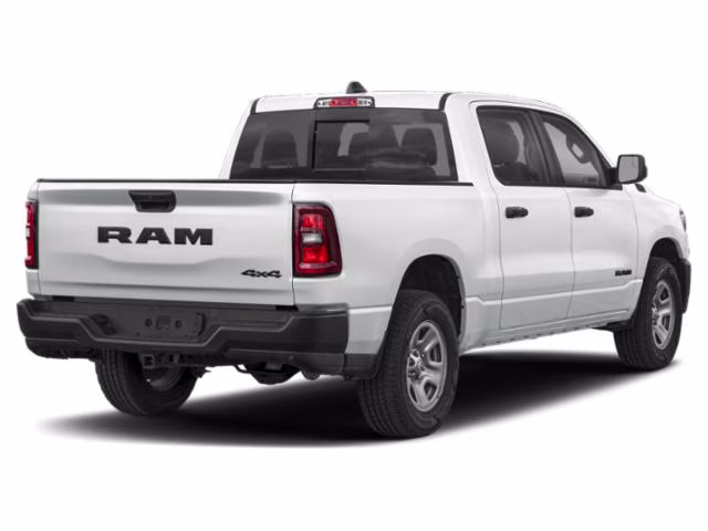 2025 Bright White Clearcoat Ram 1500 Tradesman 4X4 Truck