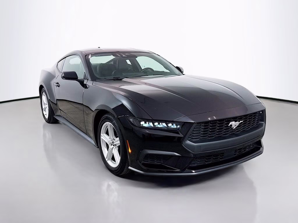2026 Shadow Black Ford Mustang EcoBoost Premium RWD Coupe