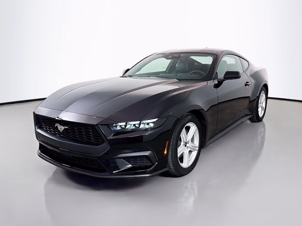 2026 Shadow Black Ford Mustang EcoBoost Premium RWD Coupe