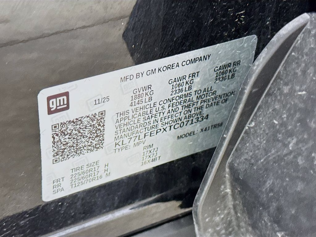2026 Mosaic Black Metallic Chevrolet Trax LS FWD SUV