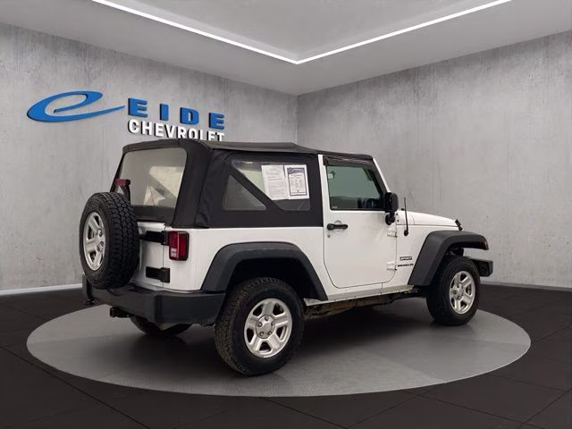 2017 Bright White Clearcoat Jeep Wrangler Sport 4X4 SUV