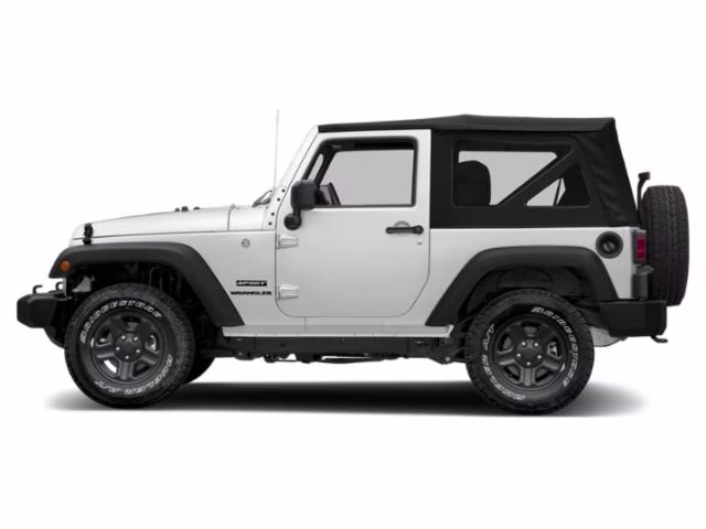 2017 Bright White Clearcoat Jeep Wrangler Sport 4X4 SUV