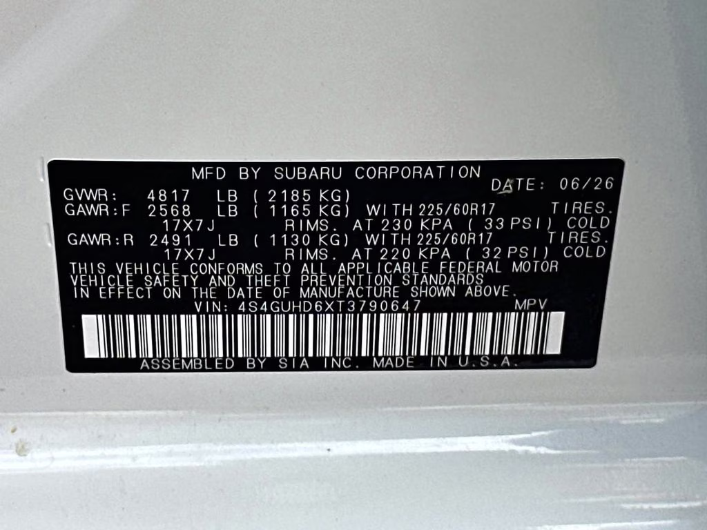 2026 Crystal White Pearl Subaru Crosstrek Premium AWD SUV