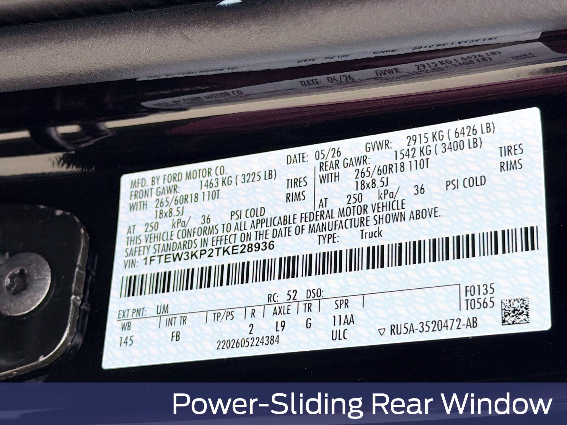 2026 Agate Black Metallic Ford F-150 XLT RWD Truck