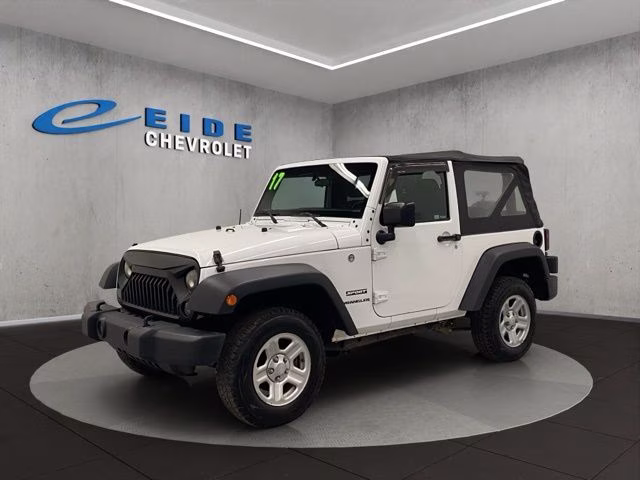 2017 Bright White Clearcoat Jeep Wrangler Sport 4X4 SUV