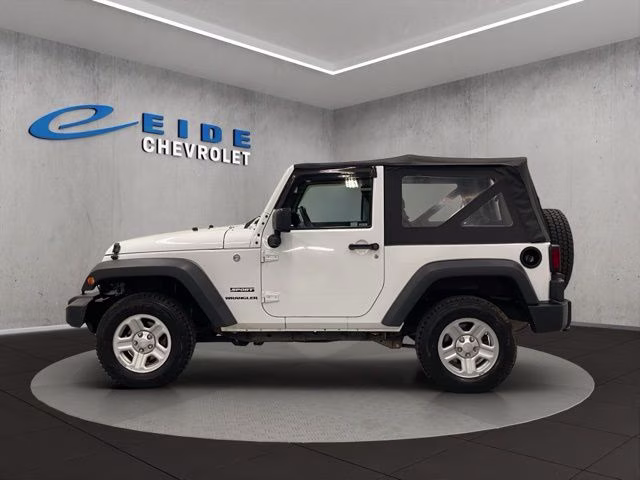 2017 Bright White Clearcoat Jeep Wrangler Sport 4X4 SUV