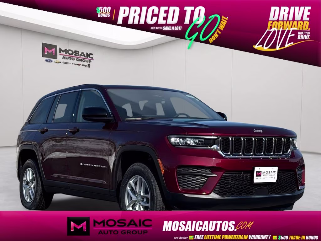 2026 Velvet Red Pearlcoat Jeep Grand Cherokee Laredo 4X4 SUV