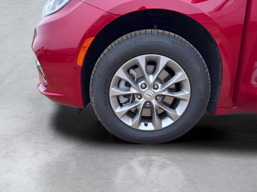 2026 Red Hot Pearlcoat Chrysler Pacifica Select Uconnect Theater Family Group II AWD Van