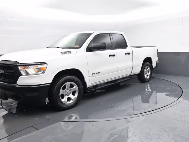 2019 Bright White Clearcoat Ram 1500 Tradesman 4X4 Truck