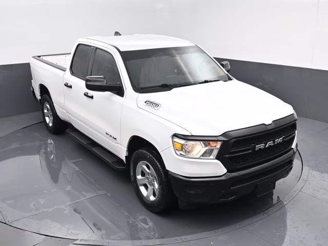 2019 Bright White Clearcoat Ram 1500 Tradesman 4X4 Truck