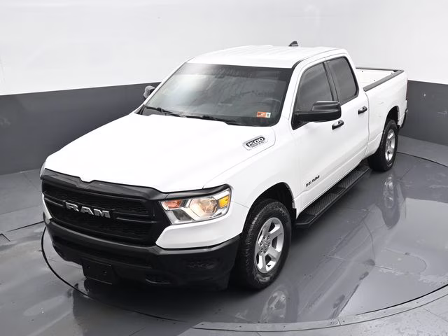 2019 Bright White Clearcoat Ram 1500 Tradesman 4X4 Truck