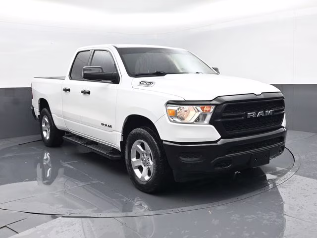 2019 Bright White Clearcoat Ram 1500 Tradesman 4X4 Truck