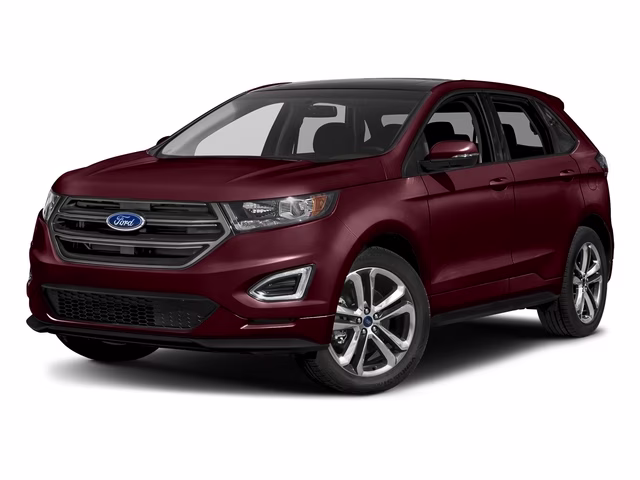 2017 Burgundy Ford Edge Sport AWD SUV