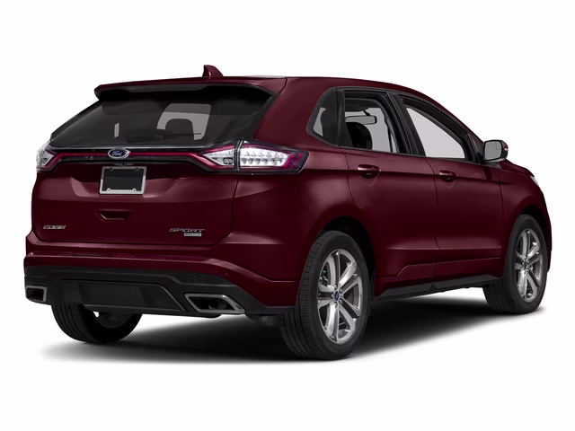 2017 Burgundy Ford Edge Sport AWD SUV