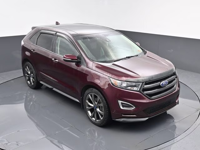 2017 Burgundy Ford Edge Sport AWD SUV