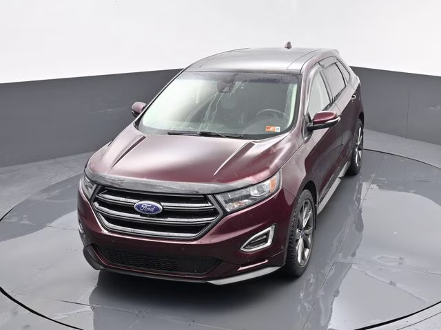 2017 Burgundy Ford Edge Sport AWD SUV