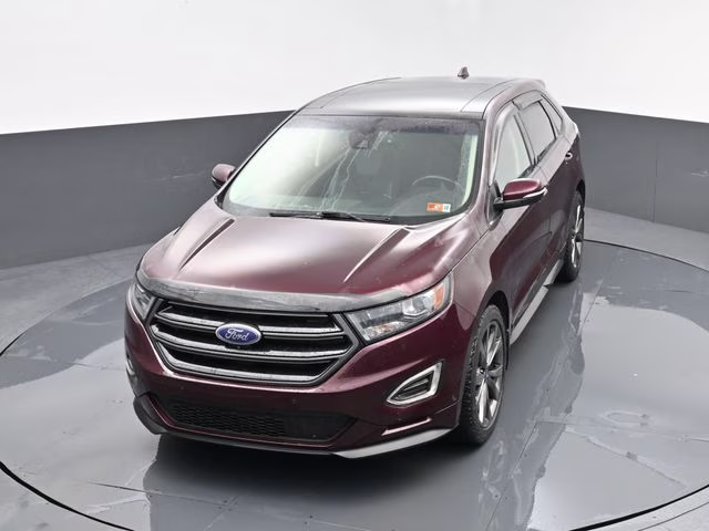 2017 Burgundy Ford Edge Sport AWD SUV