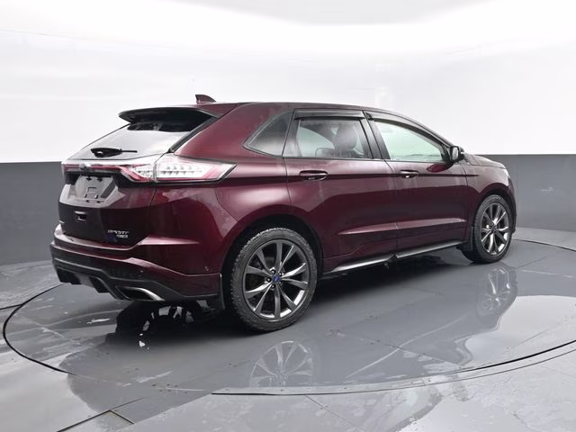 2017 Burgundy Ford Edge Sport AWD SUV