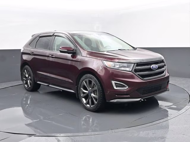 2017 Burgundy Ford Edge Sport AWD SUV