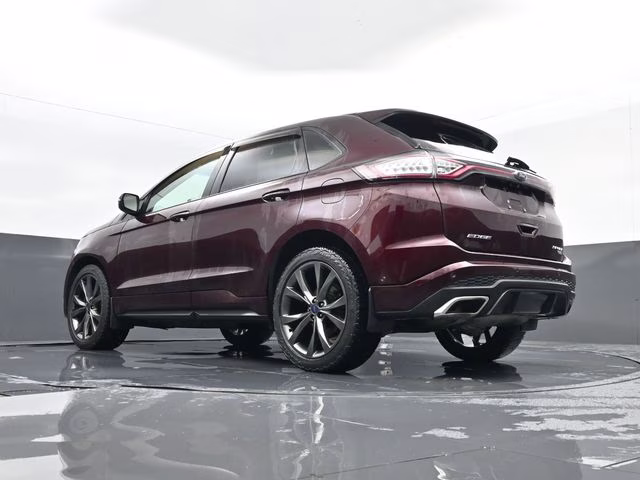 2017 Burgundy Ford Edge Sport AWD SUV