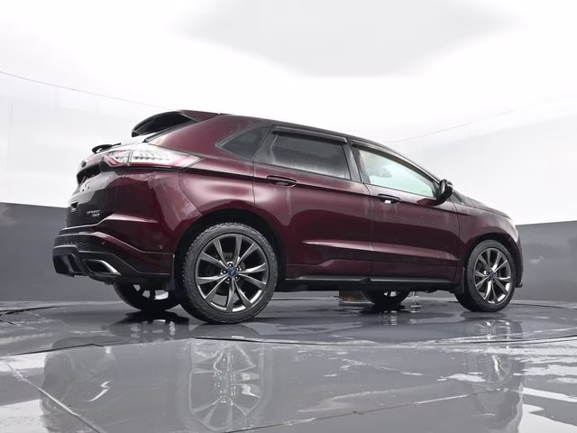 2017 Burgundy Ford Edge Sport AWD SUV