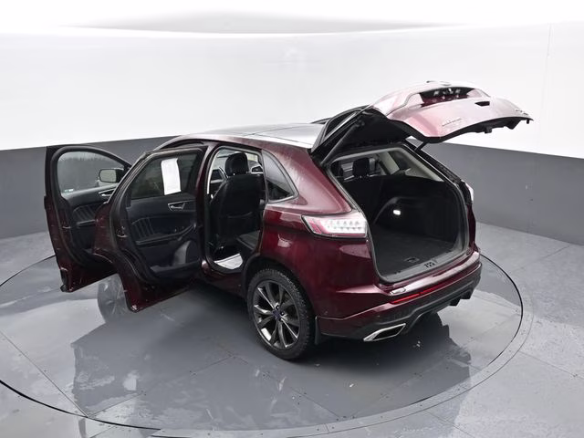 2017 Burgundy Ford Edge Sport AWD SUV